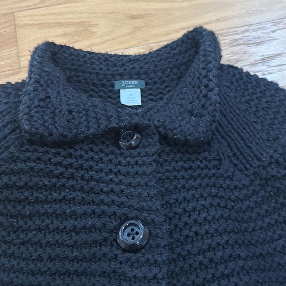 Black Chunky Knit Cardigan by JCrew - Picture 5 of 10
